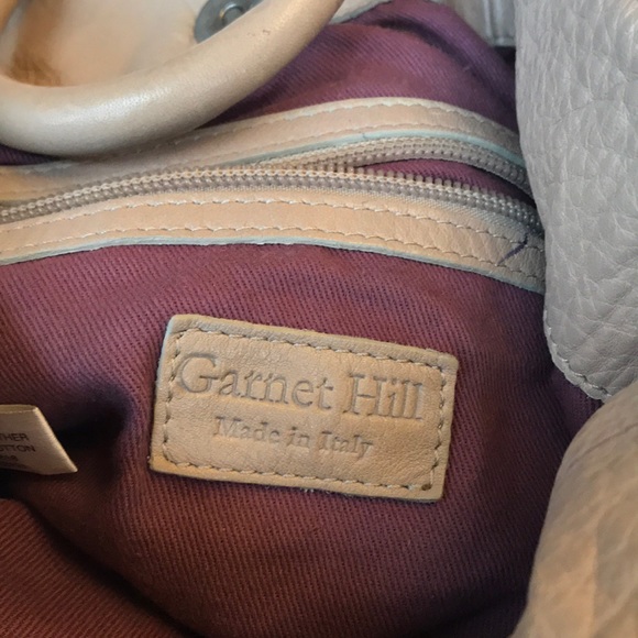 (Light)Garnet Hill Lucca Italian Leather Backpack main image 4